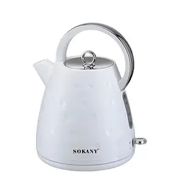 Електрочайник Sokany SK-1033 білий