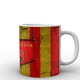 Кухоль GeekLand Harry Potter Гаррі Поттер Гріфіндор HP.02.076 330 мл білий - мініатюра 2