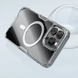 TPU чохол Nillkin Nature Pro Magnetic для Apple iPhone 16 Pro (6.3) Безбарвний (прозорий) - мініатюра 7