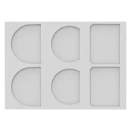 Форма для випікання Silikomart Chablon Buche 96x73 - 87x70 - 96x73 h 2 мм (CHA06 CHABLON BUCHE)