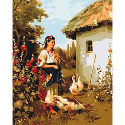 Картина за номерами Українське село LW3161, 40х50 см