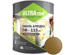 Емаль алкідна ПФ-115 ULTRA TONE жовто-коричневий 0.9кг