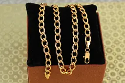 Ланцюг Xuping Jewelry круглий панцир з огранкою 50 см 7 мм золотистий