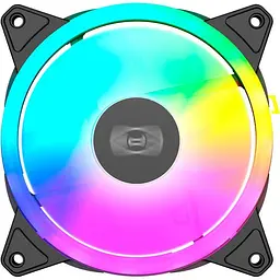 Комплект вентиляторів PcCooler F3 T120 120мм ARGB BK 3IN1 (F3 T120 ARGB BK 3IN1) - мініатюра 2