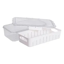 Лоток органайзер для зберігання продуктів Yiwu HP-27-12 пластиковий  - мініатюра 5