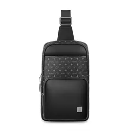 Сумка WIWU Master Fingerprint Lock Crossbody Bag Black (6976195096064) - мініатюра 2