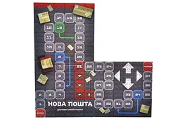 Конструктор блоковий QB300-007 "Block&Steps: НОВА ПОШТА. Центральне відділення" + ходилка та гра 3в1, 91дет. qbee - мініатюра 2