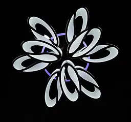 LED люстра світильник з пультом і підсвічуванням Splendid-Ray 30-3981-13 - мініатюра 6