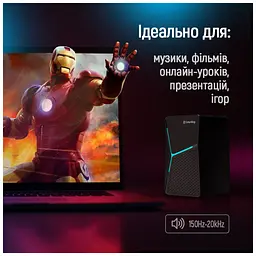 Акустична система ColorWay CW-SPU01BK Black (CW-SPU01BK) - мініатюра 11