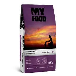 Сухий Корм ​​Myfood Суперпреміум для дорослих вибагливих котів з Куркою 12 кг