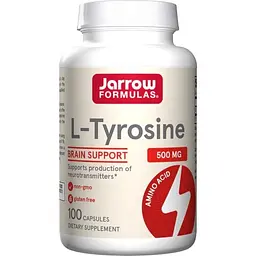 Амінокислота Jarrow Formulas L-Tyrosine 500 mg, 100 капсул