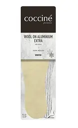 Устілки Coccine Wool On Aluminium Extra зимові вовняні з фольгою, термо, 3 мм. Розмір 44