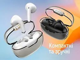 Bluetooth-гарнітура СolorWay Slim TWS-2 Earbuds Black (CW-TWS2BK)