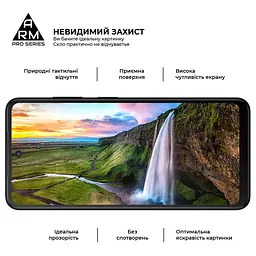 Захисне скло на HMD Fusion з олеофобним покриттям, Pro, повне проклеювання, антистатичний і пиловідштовхуючий шар, 9H, самоклеючеся, 2.5D, на весь екран, антистатичний клей, ArmorStandart (ARM84346) - мініатюра 4