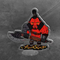 Акрилова колекційна фігурка World of Warcraft Чібі Chibi Dota 2 Axe 10 см