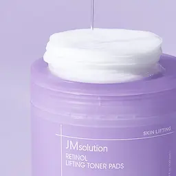 Тонер-педи з ретинолом і пептидами JMsolution Retinol Lifting Toner Pads 100 шт. - мініатюра 4