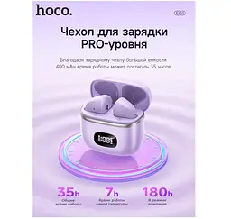 Навушники Hoco EQ-1 Music guide TWS White - мініатюра 7