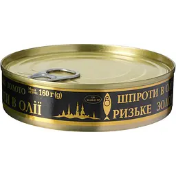 Шпроти в олії Riga Gold Ризьке золото 160 г (837251)
