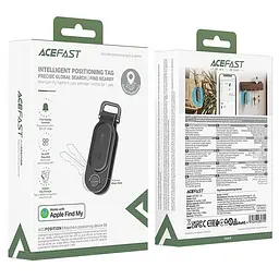 Трекер Acefast S4 Keychain Tag 230 mAh Black - мініатюра 4