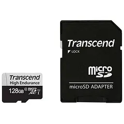 Карта пам'яті Transcend 128GB microSDXC class 10 UHS-I U1 High Endurance (TS128GUSD350V)