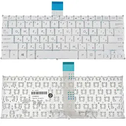 Клавіатура для ноутбука ASUS (F200 R202 X200 series) rus білий без фрейма