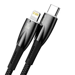 PD Кабель Baseus Glimmer Series Fast Charging Data Cable Type-C to iP 20W 1m чорний CADH000001 - мініатюра 3