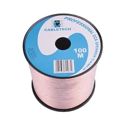 Кабель акустический 2x0,35 мм Cabletech KAB-0353 CCA 100м - мініатюра 3