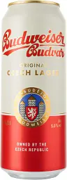 Уцінка. Набiр пива Budweiser Original 5%, Budvar Vycepni 4% (8 шт. по 0.5 л з/б)  + термосумка - мініатюра 2