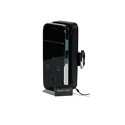 Замок біометричний автономний на скляні двері Trinix TRL-3307BTG з Bluetooth, зчитувачем відбитків пальців і карт Mifare (65-00042) - мініатюра 4