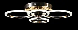 Люстра стельова LED Splendid Ray LK65/2+2, 80W, золото/білий, сучасний стиль з пультом - мініатюра 4
