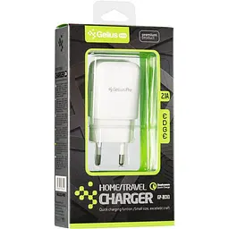 Мережевий зарядний пристрій Gelius Pro Edge GP-HC03 QC 2.0 White - мініатюра 3