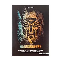 Білий картон Kite A4 Transformers 10 аркушів (TF24-254)