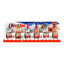 Шоколадні фігурки на ялинку Kinder Chocolate Set 6x15 г