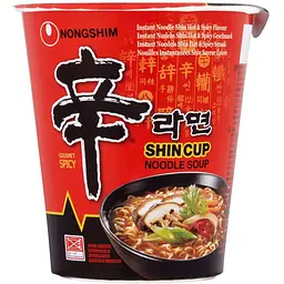 Корейський Шин рамен Nongshim у склянці 68 г