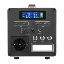 Багатофункціональна портативна зарядна станція LP CHARGER MPPT 300 (300W, 280Wh) - мініатюра 2