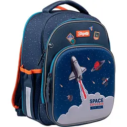 Рюкзак шкільний 1 Вересня S-106 Space, синій (552242) - мініатюра 2