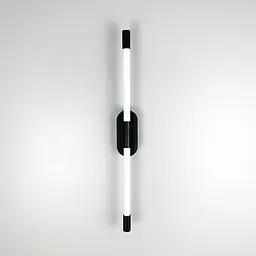 Настінний чорний світильник Phobos Line F довжина 60 см Арт. WB5/600 BK - мініатюра 6