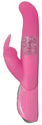 Вібратор-кролик Sweet Smile Pearl Bunny 26 см рожевий - мініатюра 3