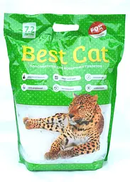 Силікагелевий наповнювач Best Cat Green Apple 7.2 л 2.6 кг