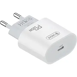 Зарядний пристрій Celebrat C-H4 Portable Type-C 20W Charger White - мініатюра 2