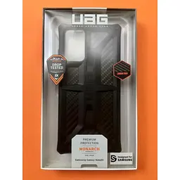 Оригінальний протиударний чохол UAG Monarch для Samsung Galaxy Note 20 (6.7") Carbon Fiber 212191114242 - мініатюра 2