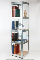Стелаж металевий 180×60×60 оцинкований самозбірний SPACEMAX 6