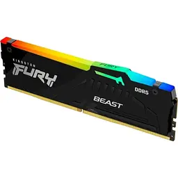 Пам'ять 32Gb DDR5, 5600 MHz, Fury Beast RGB, Black Kingston teh0023985
