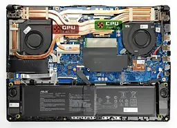 Вентилятор Asus кулер для моделей ноутбука TUF FA506, FA566, FA706, FX506, FX566, FX706, FX766, TUF506, TUF566, TUF706, TUF766 (CPU Fan) 13NR0600T05011 Оригінал, 5V, 4pin - мініатюра 4
