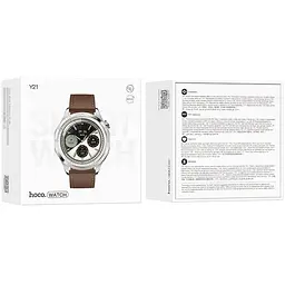 Смарт-годинник Hoco Y21 Smart Sports Watch (call version) Silver - мініатюра 3