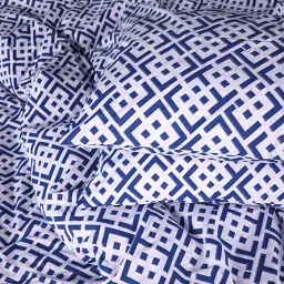 Наволочка Mirson Ranforce Elite Abstract Blue 60х60 см (2200013163824) - мініатюра 2