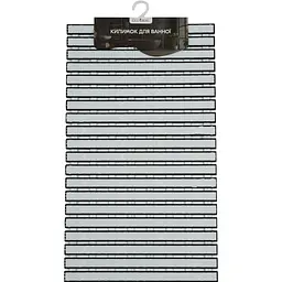 Килимок у ванну кімнату Eco Fabric смужка 69х40 см білий (6940-003) - мініатюра 3