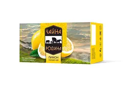 Чай фасований фруктовий та трав'яний Чайна Родина Лимон 30 г (20 пак. x 1,5 г) NEW