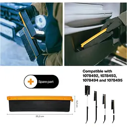 Запасна голова згону води для автощіток Fiskars X-series/Plus (1078499) - мініатюра 2