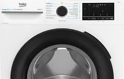 Beko Пральна машина Beko фронтальна, 8кг, 1400, A, 55см, дисплей, інвертор, пара, білий - мініатюра 6